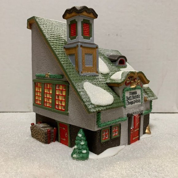Dept 56 Santa's Bell Repair North Pole Christmas Village Lighted Building - 1996 - Picture 9 of 11